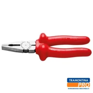Alicate universal 8" doble capa dieléctrico 1000v. TRAMONTINA PRO