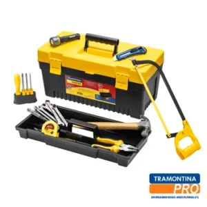 Caja herramientas de 19 pzas TRAMONTINA
