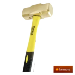 Comba de bronce antichispa Farmesa con mango de fibra de vidrio