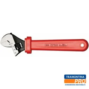 Llave francesa 8" dieléctrica 1000v. TRAMONTINA PRO